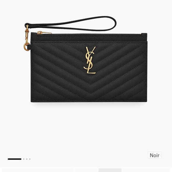 YSL Monogram Matelassé Leather Pouch - Picture 5 of 5
